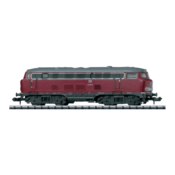Minitrix 216 006-7 DB Bedienungsanleitung