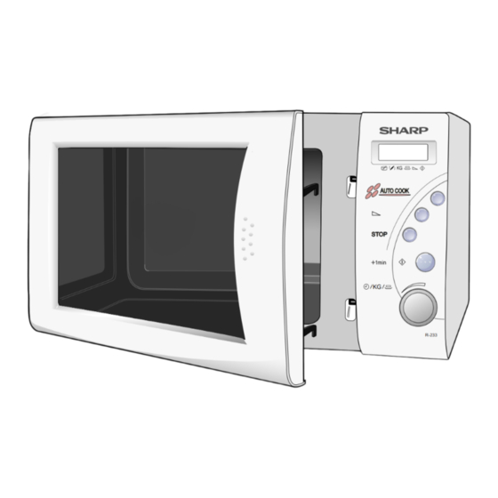 Sharp r-232f Bedienungsanleitung