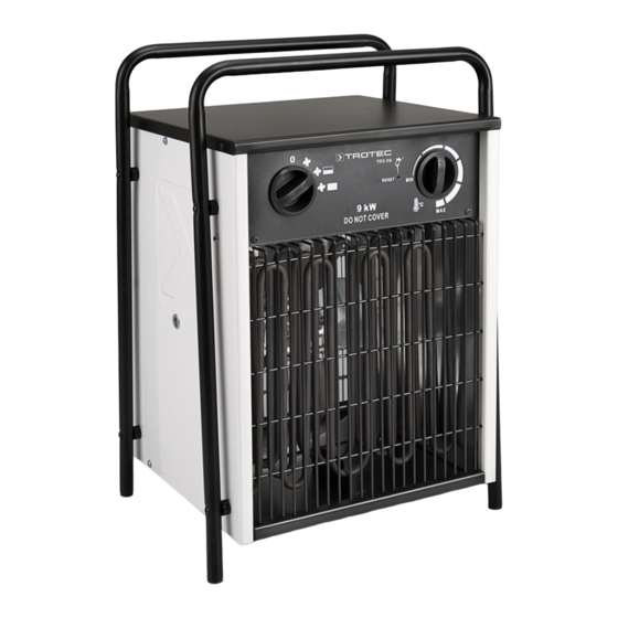 Trotec TDS 10 Originalbetriebsanleitung