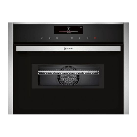 NEFF C18QT27.0 Gebrauchsanleitung