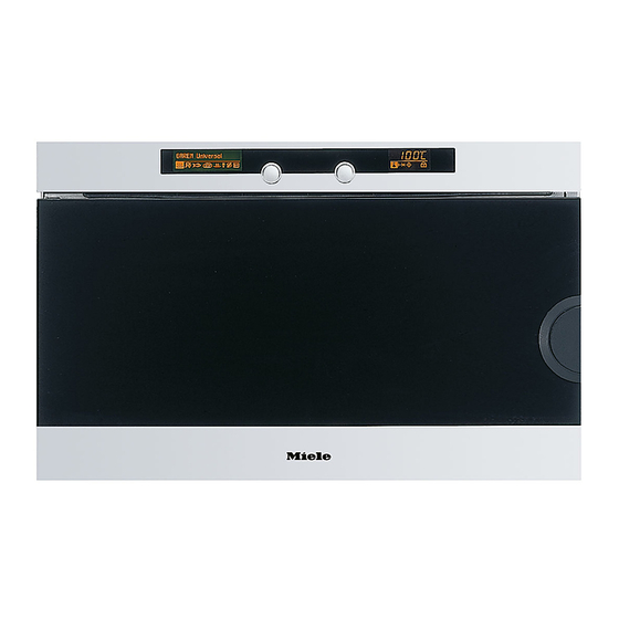 Miele DG 2351 Gebrauchs- Und Montageanweisung