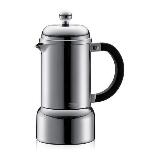 Bodum CHAMBORD Gebrauchsanweisung