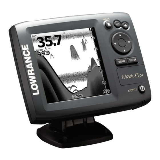 Lowrance Mark 5X Bedienungsanleitung