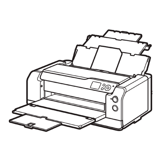 Canon imagePROGRAF PRO-1000 Anleitung