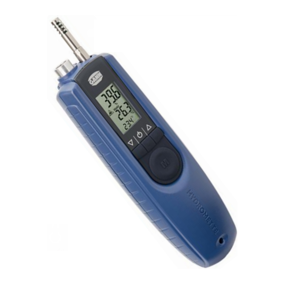 GANN HYDROMETTE BL COMPACT TF-IR 2 Schnellstartanleitung