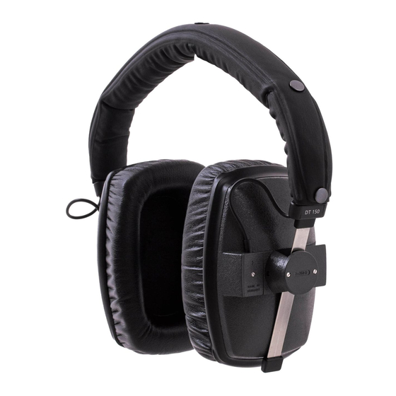 Beyerdynamic DT 150 Bedienungsanleitung