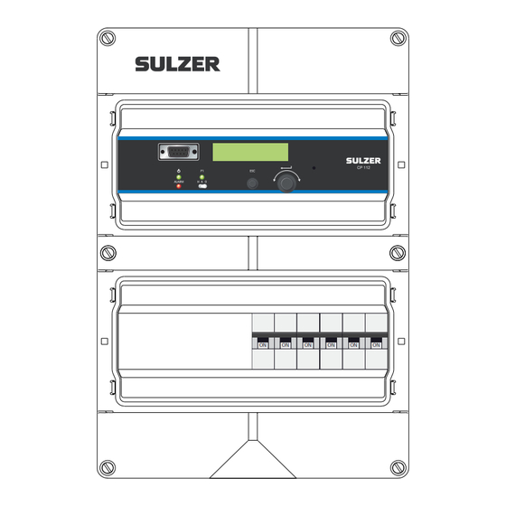 Sulzer CP 112 Einstell- Und Belegungsanleitung