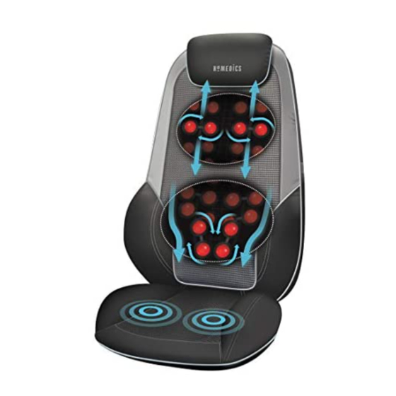 HoMedics SHIATSUMAX 2.5 Bedienungsanleitung