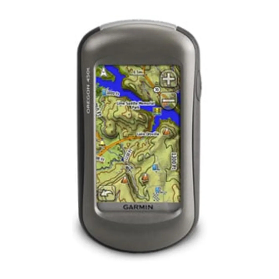 Garmin Oregon Serie Kurzanleitung