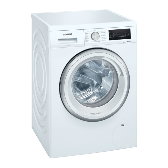 Siemens WU14UT90 Gebrauchs- Und Montageanleitung