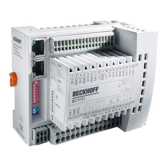Beckhoff BC9191-0000 Dokumentation