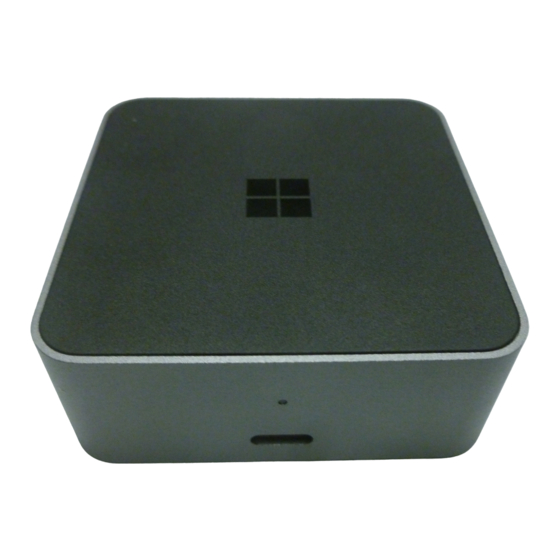 Microsoft Display Dock Bedienungsanleitung