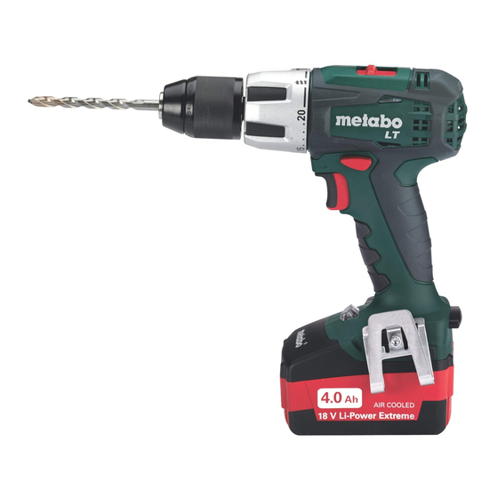 Metabo BS 14.4 LT Quick Originalbetriebsanleitung