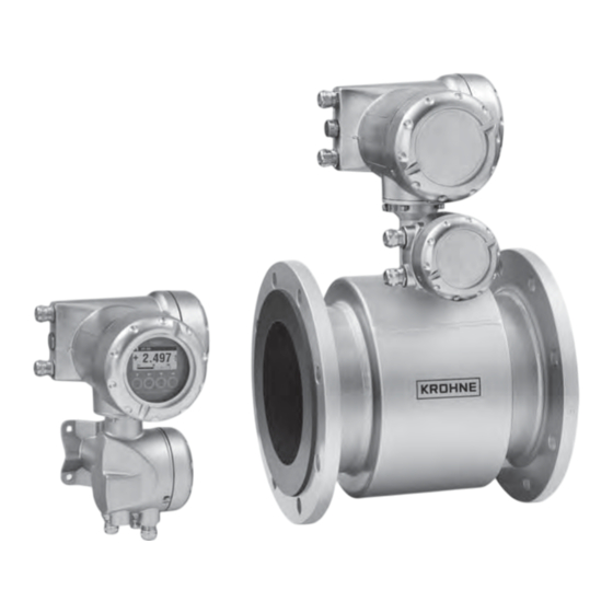 KROHNE TIDALFLUX 2300 F Zusatzanleitung