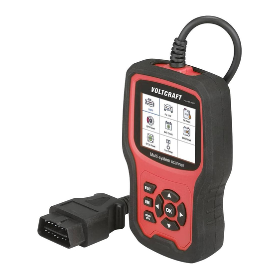 VOLTCRAFT VC-OBD-9610 Bedienungsanleitung
