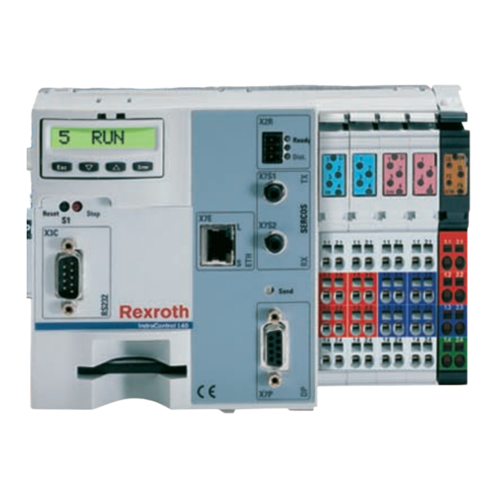 Bosch Rexroth IndraMotion MTX 10VRS Handbücher