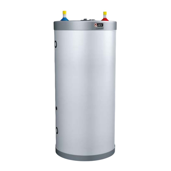 ACV Comfort 100 Installations-, Bedienungs- Und Wartungsanleitung