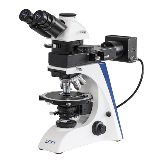 KERN Optics OPO-1 Serie Betriebsanleitung