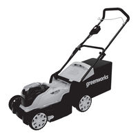 GreenWorks G24X2LM41K2X Bedienungshandbuch