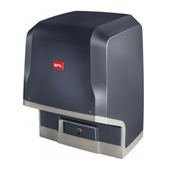 BFT ICARO SMART AC A2000 Installations- Und Gebrauchsanleitung