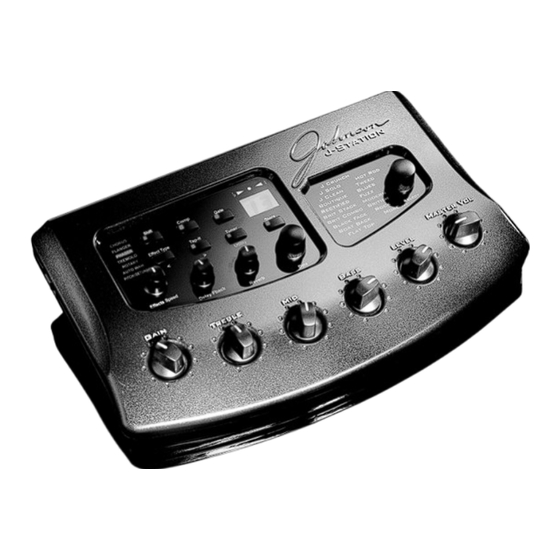 Johnson Amplification J-STATION Bedienungshandbuch