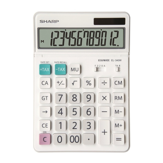 Sharp ELSI MATE EL-331ER Bedienungsanleitung