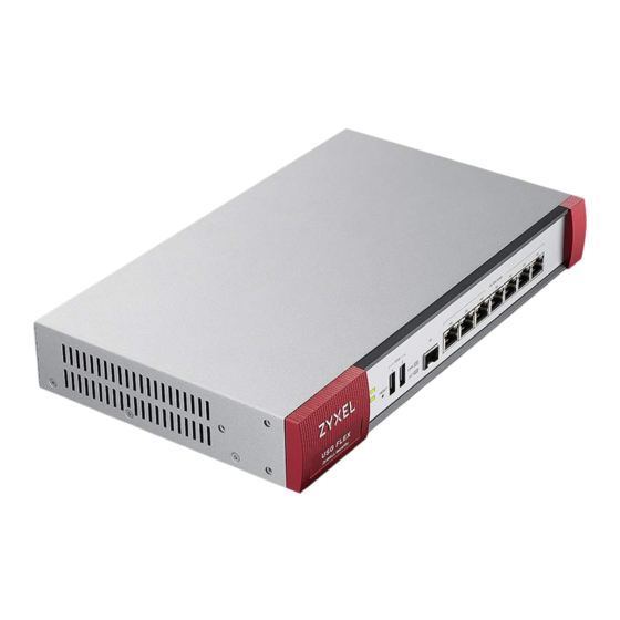 ZyXEL ZyWALL USG FLEX Serie Schnellstartanleitung