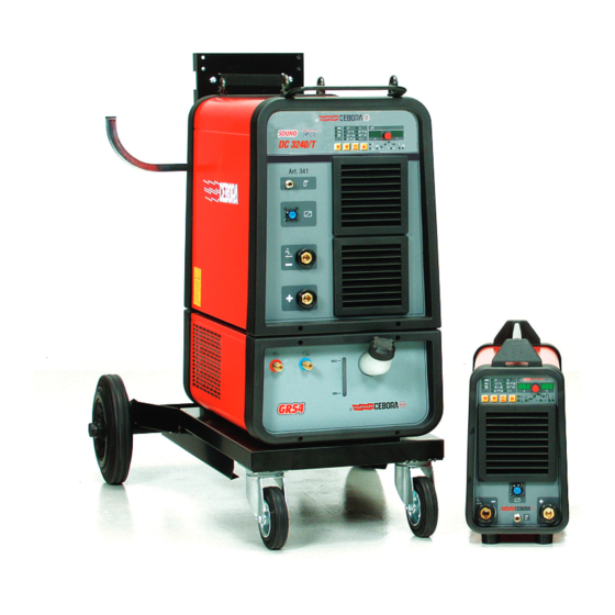 Cebora TIG SOUND DC 3240/T Betriebsanleitung
