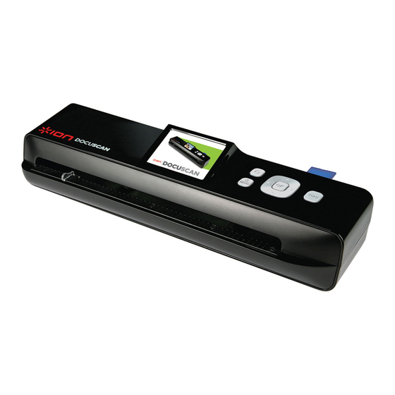 ION DOCUSCAN Bedienungsanleitung