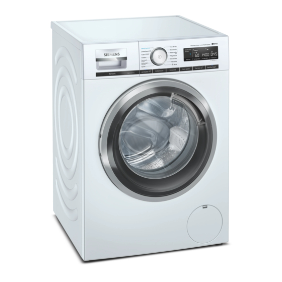 Siemens WM14VL42 Gebrauchs- Und Montageanleitung