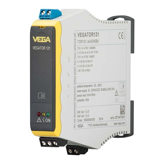 VEGA VEGATOR 121 Betriebsanleitung