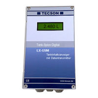 Tecson Tank-Spion Digital LX-GSM Montage- Und Bedienungsanleitung