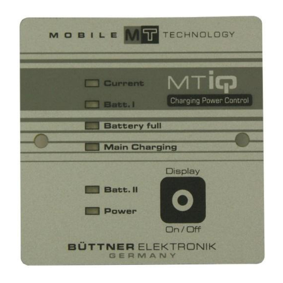 MobileTechnology MT BCB 10-8 Montageanleitung Und Bedienungsanleitung