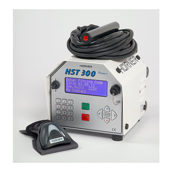 Hürner HST300 Pricon+ Bedienungsanleitung