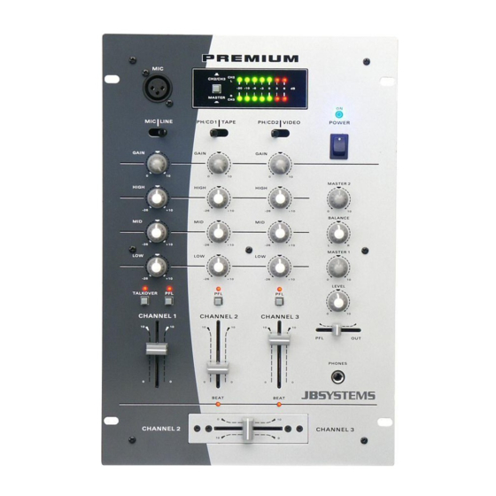 JB Systems PREMIUM Bedienanleitung