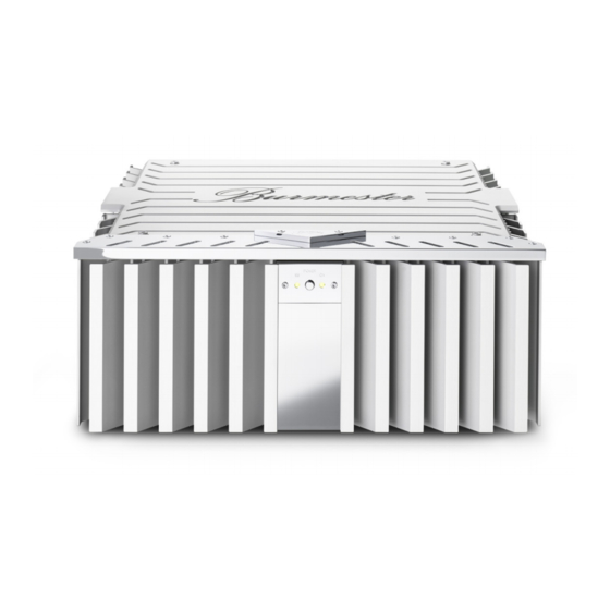 Burmester 911 MK3 Bedienungsanleitung