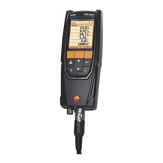 testo 320basic Bedienungsanleitung
