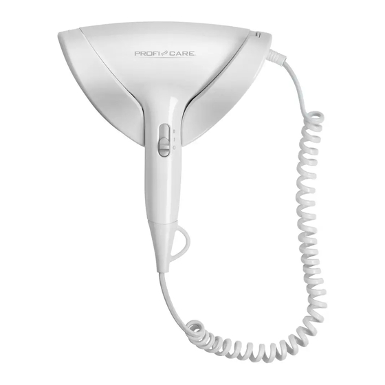 PROFI CARE PC-HT 3044 Bedienungsanleitung, Garantie