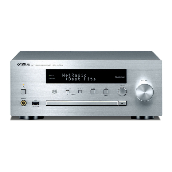 Yamaha MUSICCAST MCR-N470D Kurzanleitung