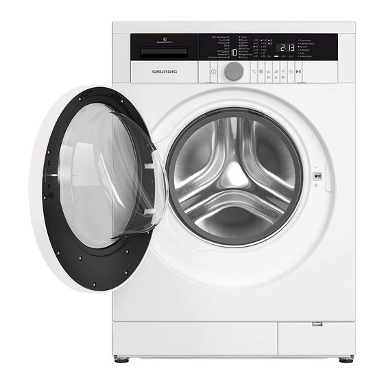 Grundig Edition 75 Waschmaschine1 Bedienungsanleitung