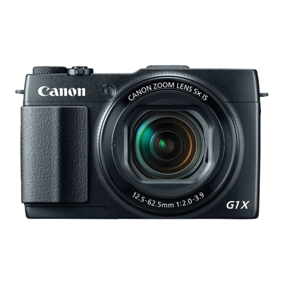 Canon PowerShot G1 X Mark II Handbuch