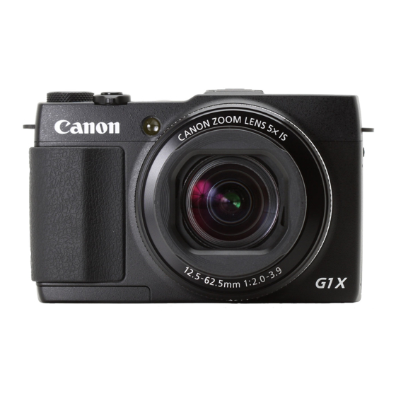 Canon PowerShot G1 X Mark II Benutzerhandbuch