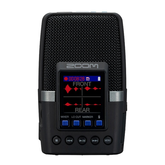 Zoom H2essential Kurzanleitung