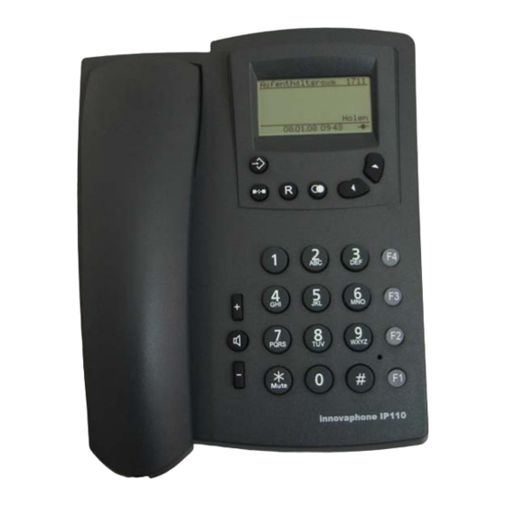 Innovaphone IP110 Dokumentation Zur Konfiguration
