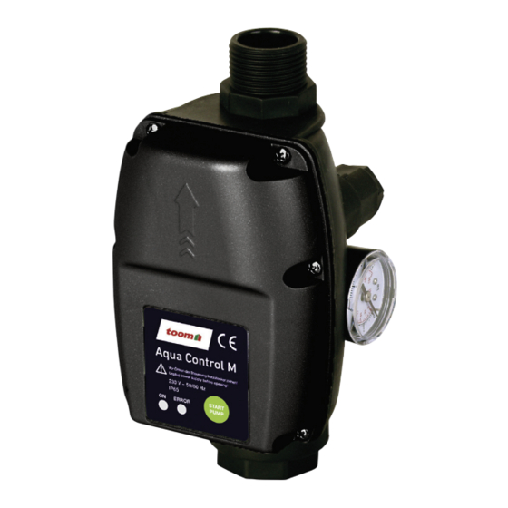 Toom Aqua Control M Bedienungsanleitung