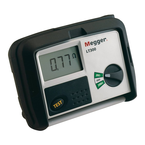 Megger LT300 Bedienungsanleitung