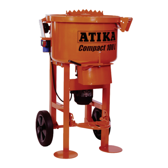 ATIKA Compact 100 Bedienungsanleitung