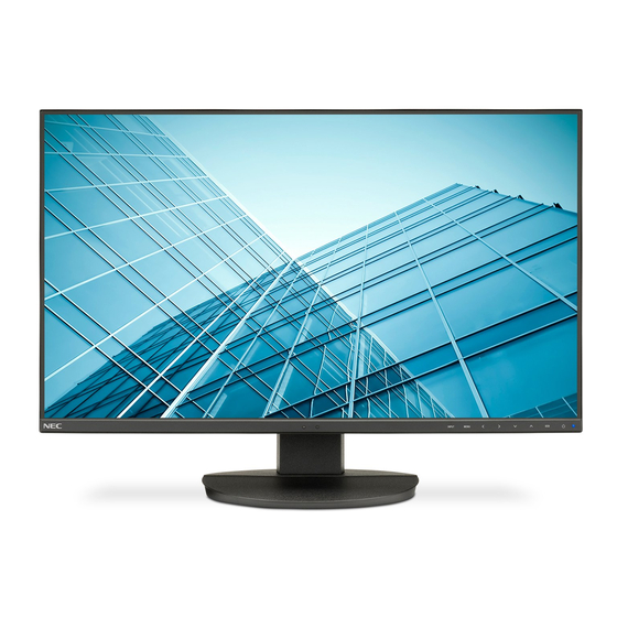 NEC MultiSync EA271F Bedienungsanleitung