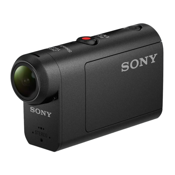 Sony HDR-AS50 Anleitung