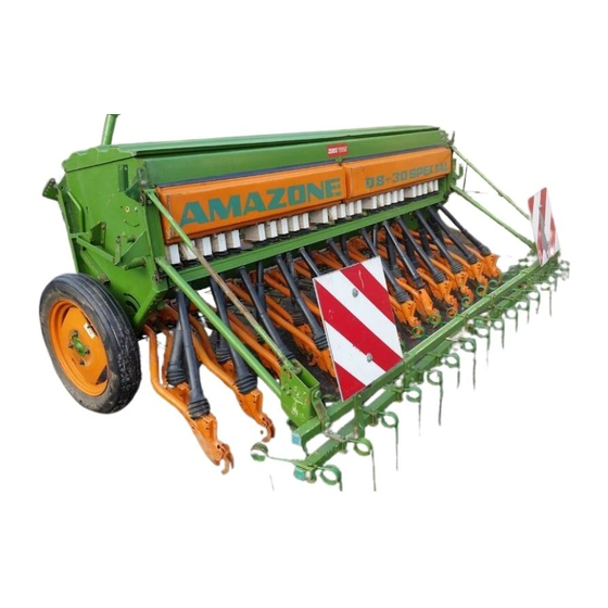 Amazone D8 SPECIAL Betriebsanleitung